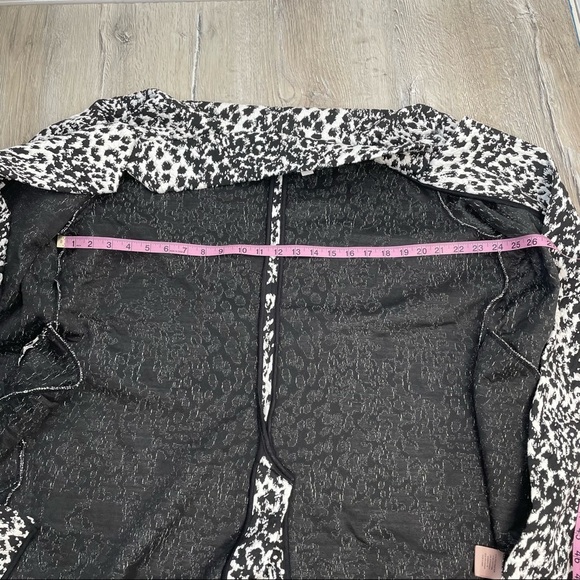 Philosophy Apparel Jacquard Open Front Jacket Sz 1X - Picture 8 of 13